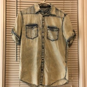 Calvin Klein Jeans Denim Short Sleeve Shirt SM